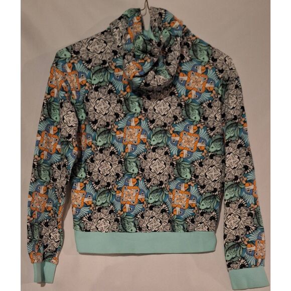 Adidas Origionals Zoo Jungle‎ Print Hooded Sweatshirt Hoodie Size 13-14Y - Picture 3 of 4